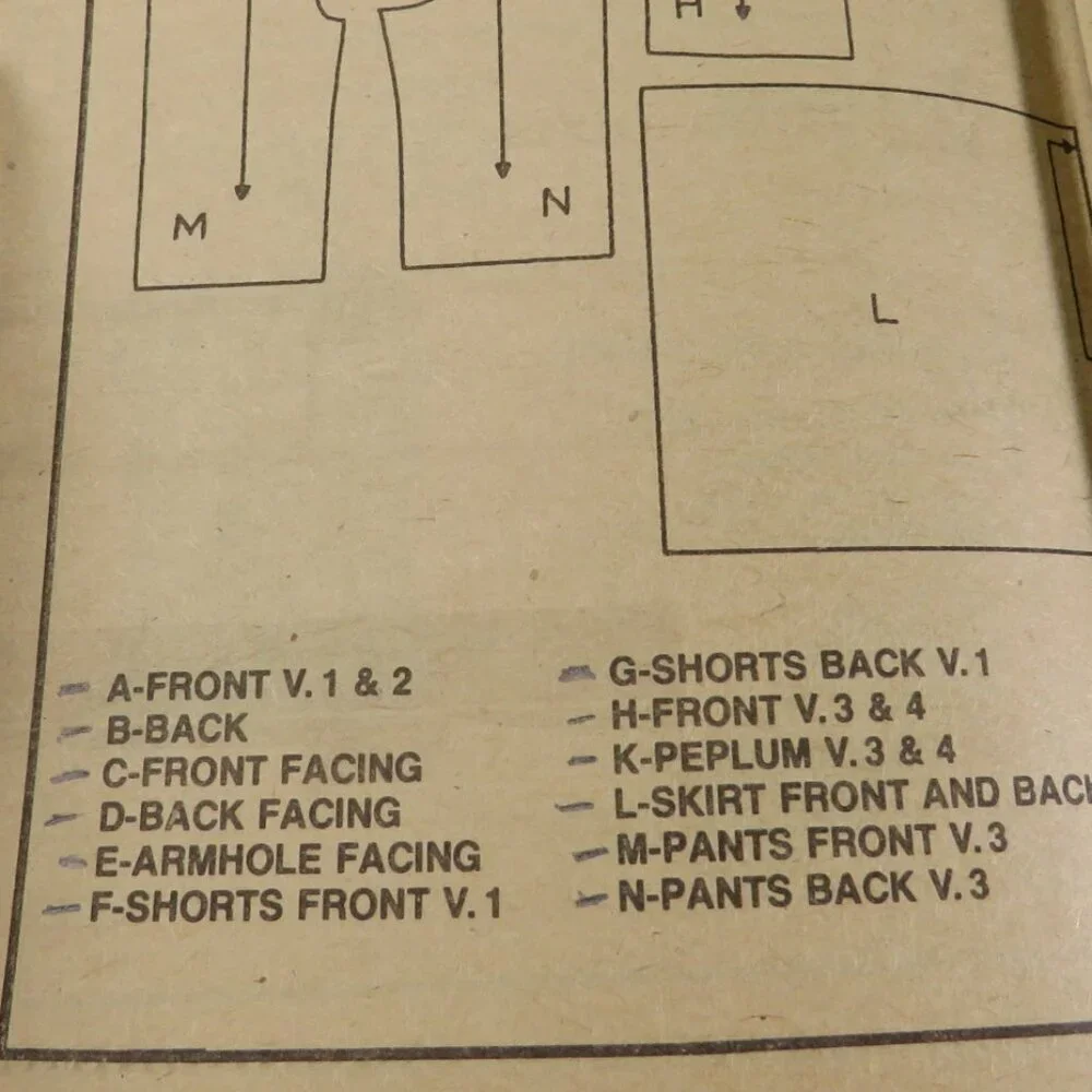 Simplicity 5460 sewing